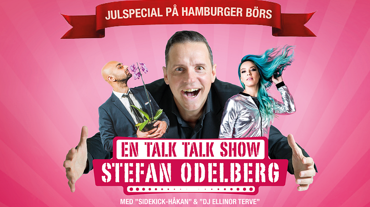 Förra årets stora succé  ”En Talk Talk Show” kommer tillbaka till Hamburger Börs i Stockholm i höst!