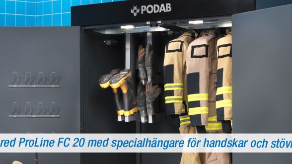 Flexibelt torkskåp utvecklat för larmställ, stövlar och handskar!