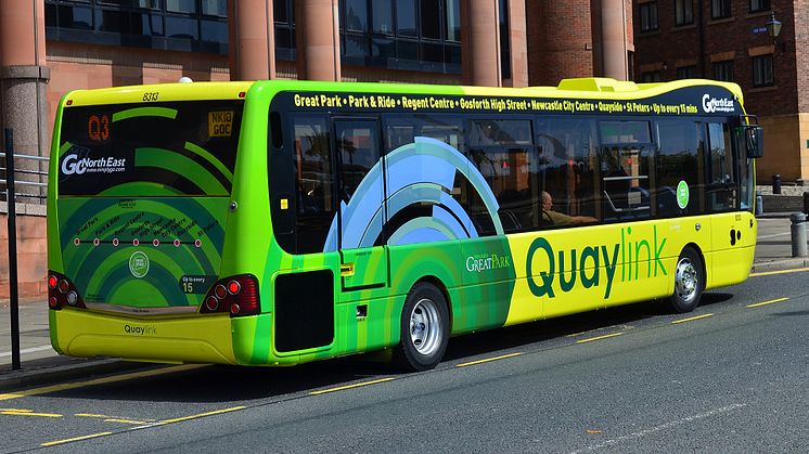 Passengers using the Q3 Quaylink service can use contactless payments from today (21 June 2017)