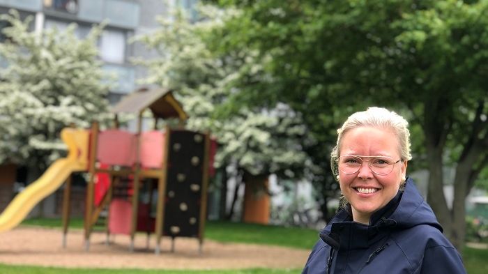 Helena Jirsved, bostadschef Närlunda, Helsingborgshem. Foto: Helsingborgshem.