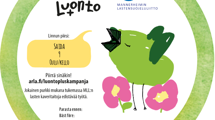 Arla Luonto+ lintukaveri Saida 9 Oulu/Kello