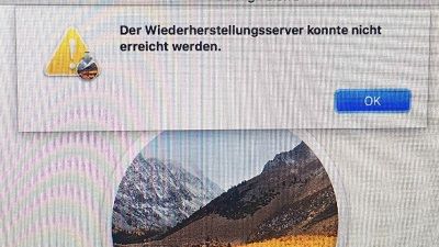 [macOS Sonoma/Ventura/Monterey] Der Wiederherstellungsserver konnte nicht erreicht werden