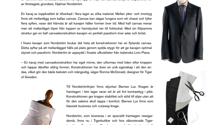 Skräddarkonst på hög nivå i nya kostymen Nordström 