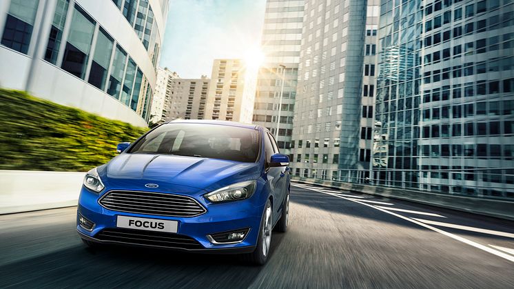 Ford Focus legger lista for drivstoffeffektivitet i Europa med første ikke-hybrid bensinmodell med et utslipp på 99 g/km CO2