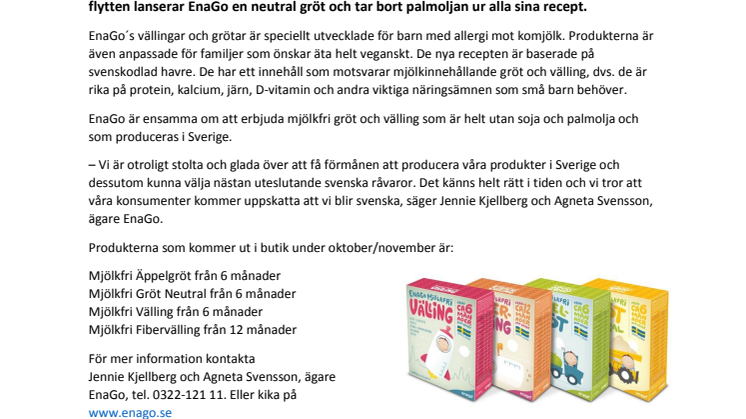 EnaGo går mot strömmen - flyttar hem sin tillverkning till Sverige 