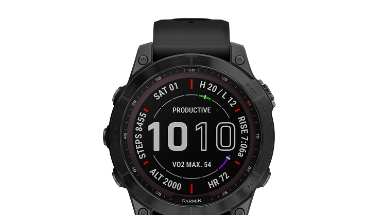 Garmin_fenix 7 Sapphire Solar_Schwarz