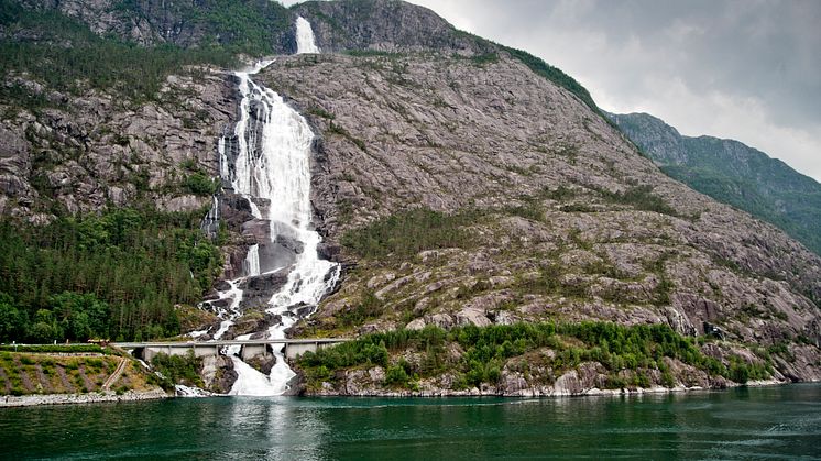 Longfoss Waterfall, Norway
