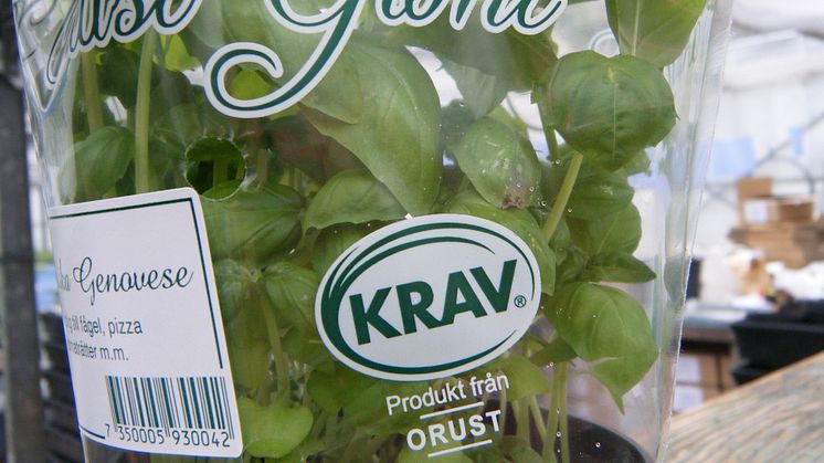 De första ursprungsmärkta KRAV-produkterna finns i butik