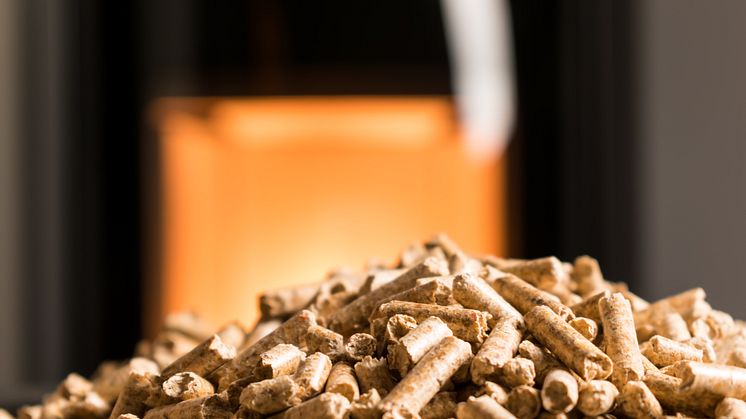 Användningen av pellets i pelletskaminer ökade i många länder i EU under 2022. Foto: iStock