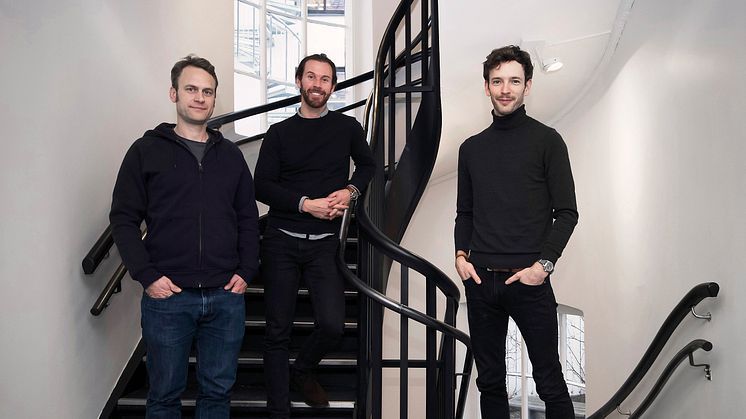 Jan Buthkei, André Agi och Franz Forsberg-Mussault, kompetensansvariga för parametrisk design på LINK arkitektur