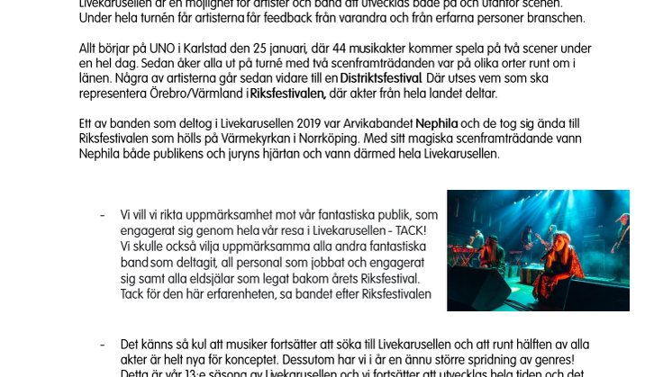 ​Startskottet för Livekarusellen 2020!