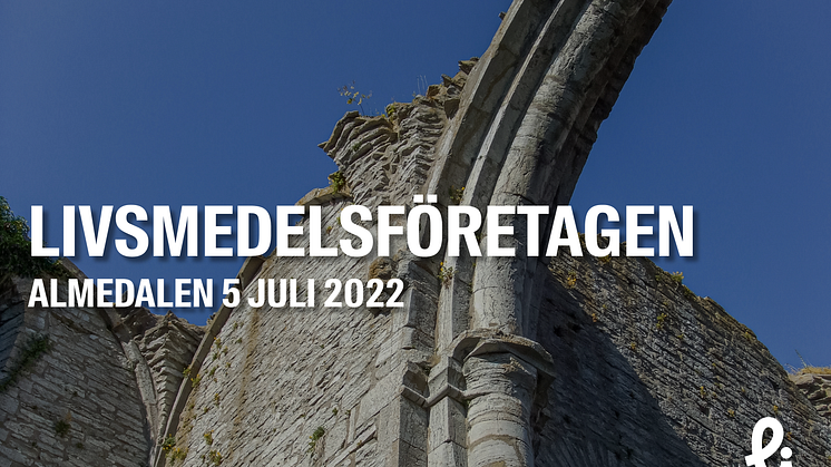 Livsmedelsföretagens seminarier äger rum den 5 juli i Sankt Clemens kyrkoruin.