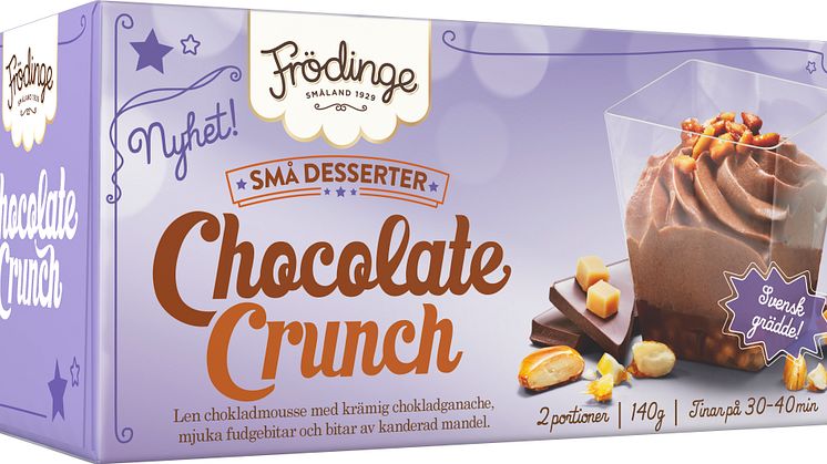 Chocolate Crunch är en av tre små desserter från Frödinge
