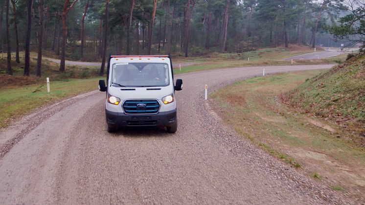 Ford E-Transit testing 2021
