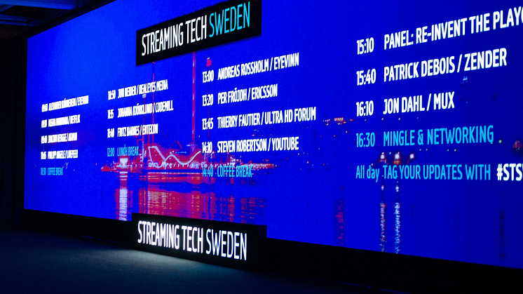 All presentations from Streaming Tech Sweden 2018 now available