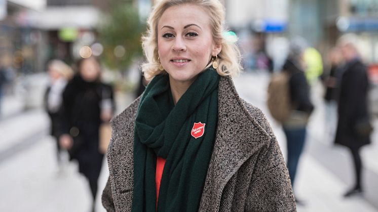 Emma Cotterill, nationell samordnare för Frälsningsarméns arbete mot människohandel i Sverige. Foto: Jonas Nimmersjö