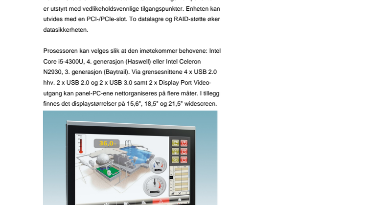 Robuste panel-PC-er med multitouch