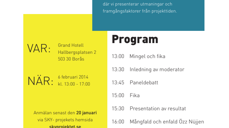Program för SKY-konferensen