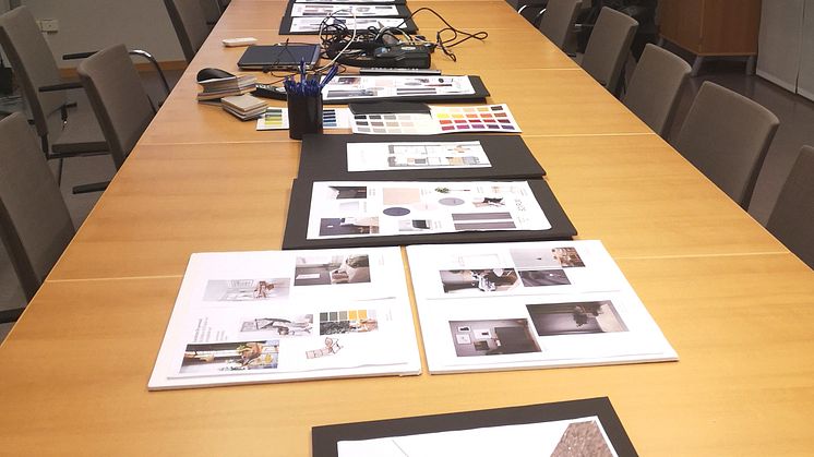 Presentation av inredningsförslagen