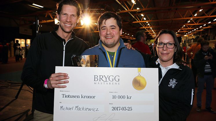 Niklas Nestlander, Michael Mackiewic och Åsa Johansson