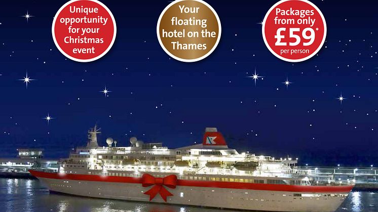 Celebrate your Christmas party aboard Fred. Olsen Cruise Lines’ Black Watch in Tilbury, London this year! 