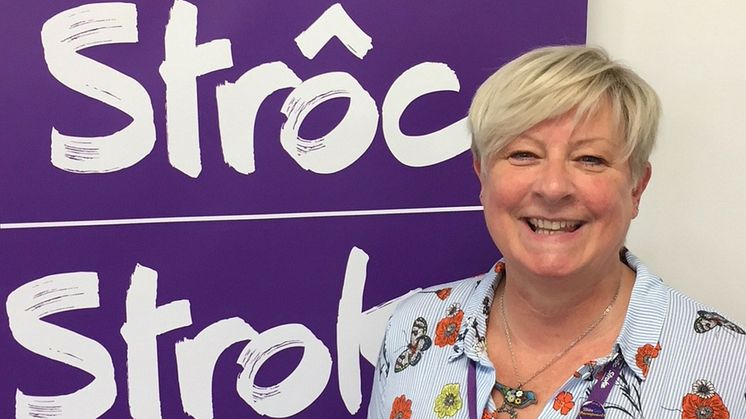 Stroke Association’s Support Coordinator Liz Atter