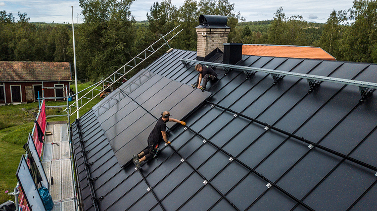 Installation av solceller