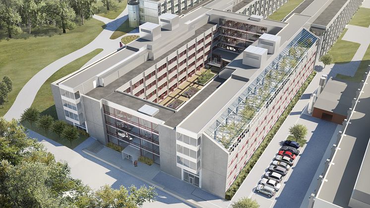 Skiss Arrheniuslaboratoriet, Stockholms universitet