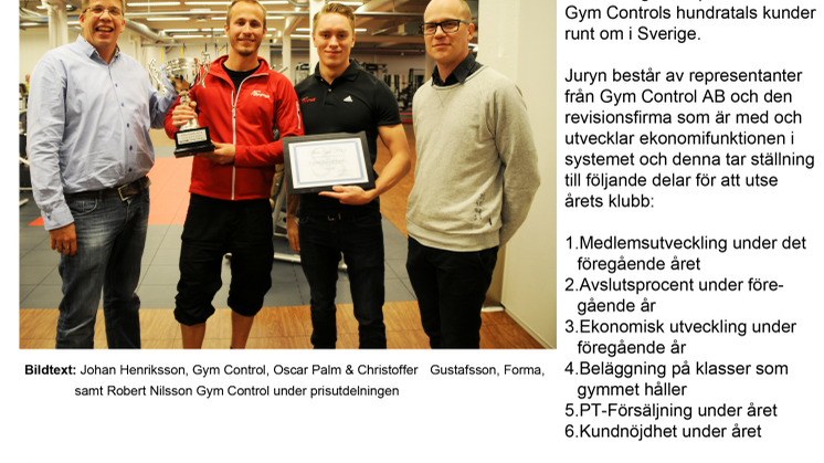 Årets Gym 2014!