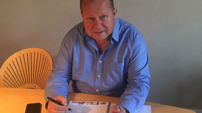 Tommy Christiansen, VD på Böl-Tec är mer än nöjd  med utfallet på årets Trä & Teknik.