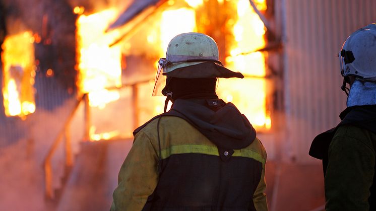 Brand i byggnad. Fotograf: Mostphotos