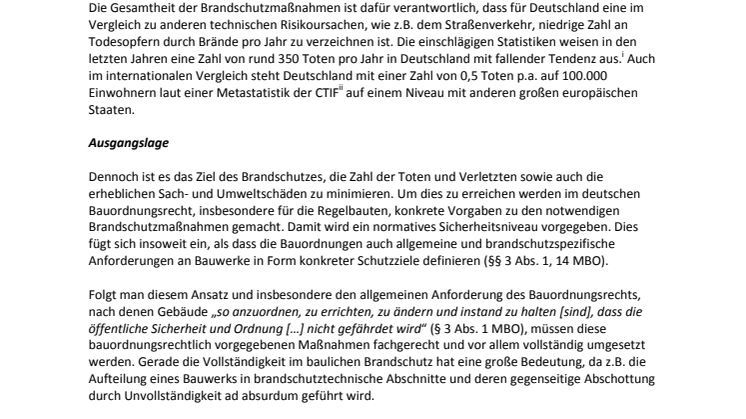 Fachartikel: Der bauliche Brandschutz als Rückgrat der Gebäudesicherheit