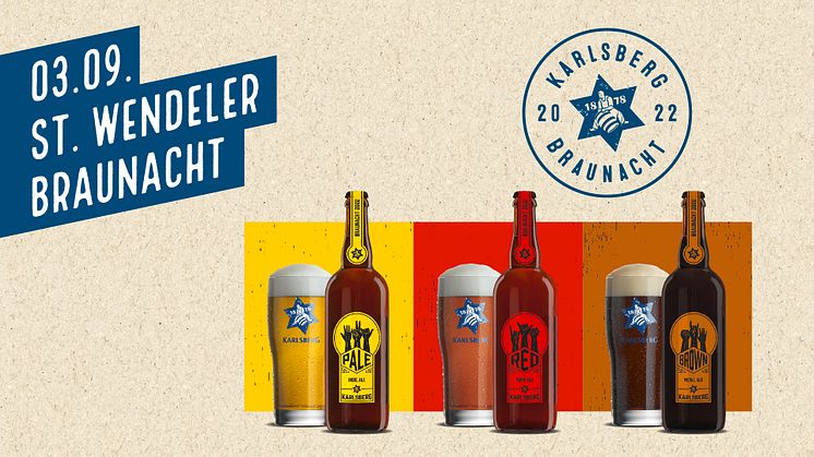 Die Karlsberg Brauerei lädt zur St. Wendeler Braunacht ein. Foto: Karlsberg