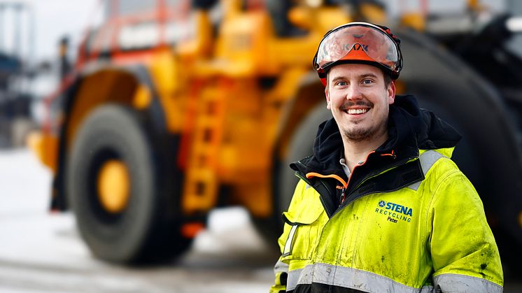 Peter Pettersson Sinding, underhållsansvarig Stena Recycling