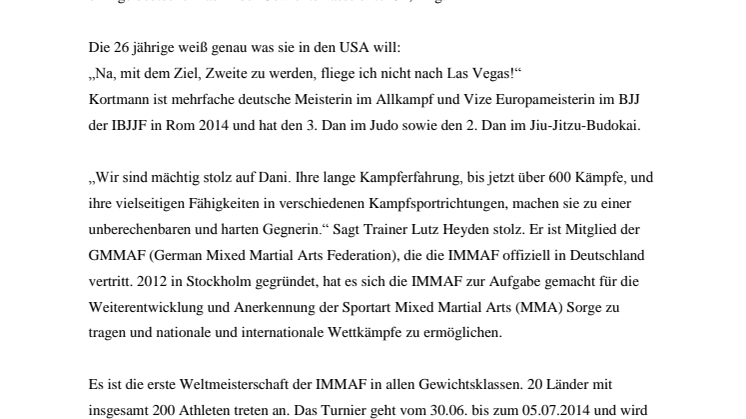 Frauen Power: Daniela Kortmann kickt bei der WM in den USA 