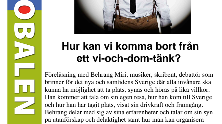 Hur kan vi komma bort från ett vi-och-dom-tänk?