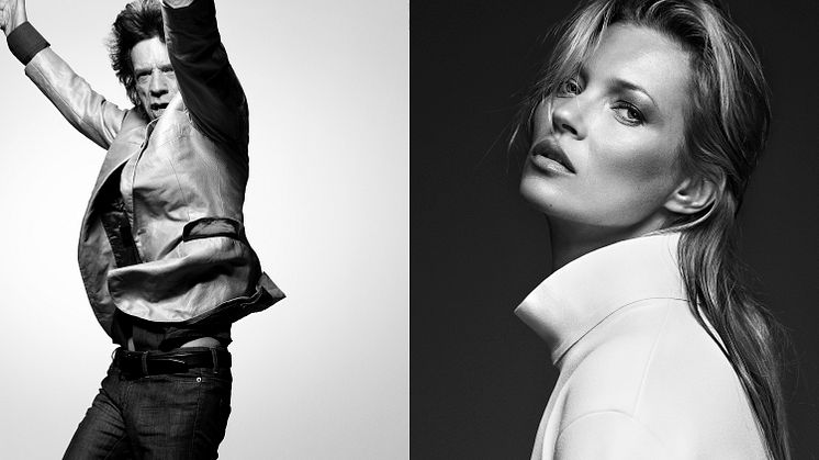 Bryan Adams fotoutställning "Exposed" innehåller bland annat foton på Mick Jagger och Kate Moss. Foto: Bryan Adams