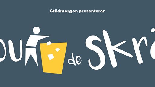 Städmorgon presenterar Tour de skräp.