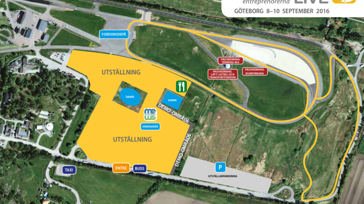 Ny eventarena för Entreprenad Live i Göteborg 2016