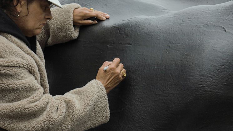 Tracey Emin signing The Mother