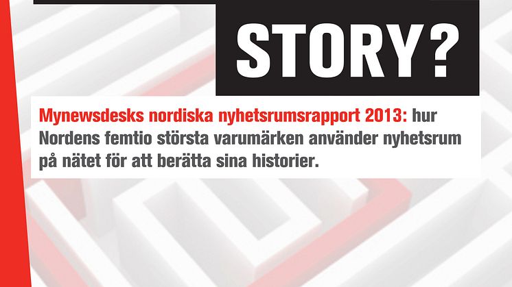 Nordiska varumärken i framkant enligt Mynewsdesks nyhetsrumsrapport