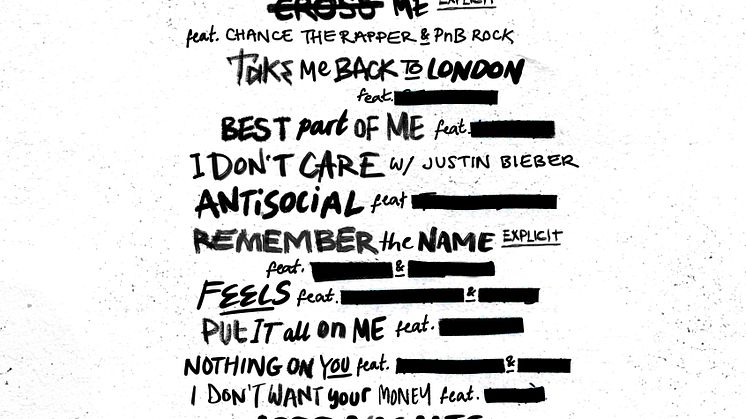 Ed Sheeran - No.6 Collaborations Project 