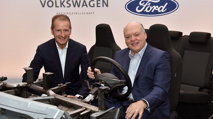 Ford og VW udvider samarbejde