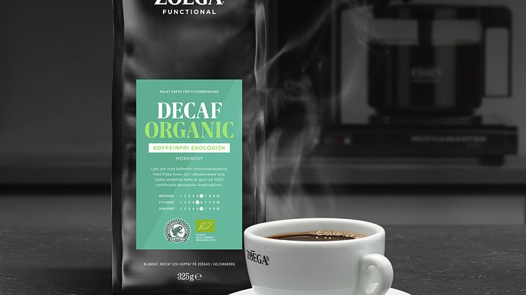 Zoégas lanserar Decaf Organic – Njut av mörkrostat kaffe oavsett tillfälle