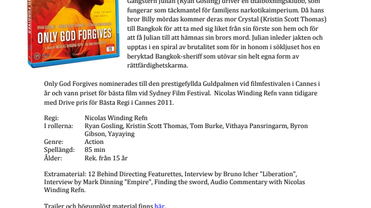 Nyheter på blu-ray, dvd & digital från Scanbox i oktober