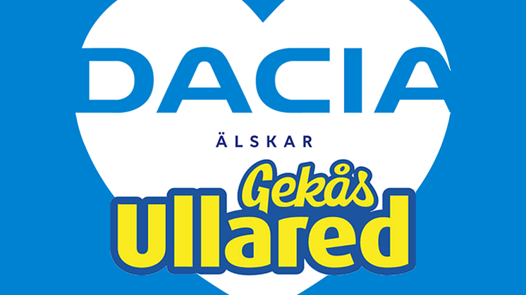 DACIA OCH GEKÅS ULLARED INLEDER SVERIGES SMARTASTE SAMARBETE