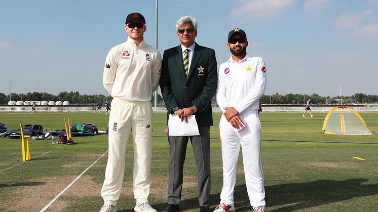 England Lions captain Sam Billings before the toss. Photo: Getty Images