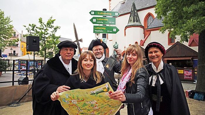Lutherweg in Sachsen wurde in Döbeln eröffnet
