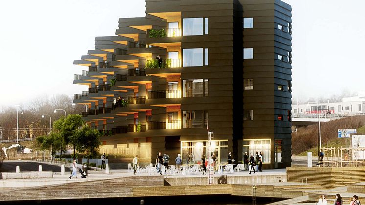 Familjebostäder bygger Svanenmärkta rökfria lägenheter i Sannegårdshamnen