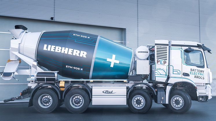 Battery Electric Arocs, erster Paul Electric Power, PEP Truck, bauma 22